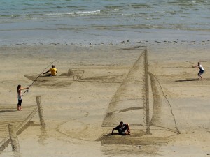 Au bord de l'eau illusion